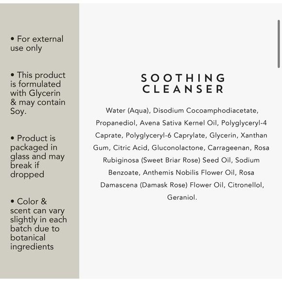 NEW INDIE LEE Soothing Cleanser PHA Exfoliate Hydrate Plump Dry Skin Full Size - Picture 5 of 9